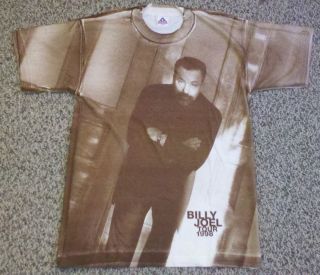 Vintage Billy Joel 1998 Concert Tour Shirt Greatest Hits Rare Elton 