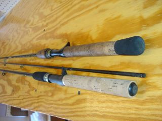Casting Fishing Rods 1 Bass Pro Tournament and 1 Eagle Claw Heavy 