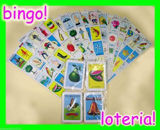mexican la loteria bingo game 10 boards and 54 cards deck by Gallo Don 
