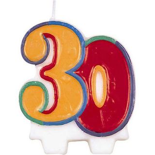 Aged to Perfection 30th Birthday Candle Party Supplies
