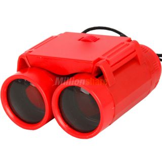   and High Quality Folding Children Binoculars Telescopes Toy Red