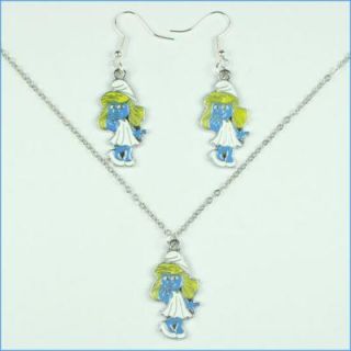   Charms Necklace Earring Set for Girls Birthday Party Gifts