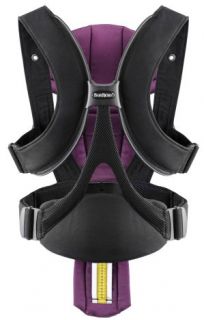 BabyBjorn Baby Bjorn Carrier Miracle Soft Cotton Mix Black Purple New 