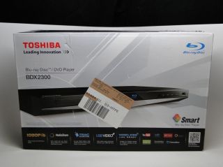   Box Toshiba BDX2300 Blu Ray Player Wireless LAN Ready Netflix