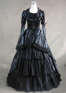 Renaissance Colonial Satin Dress Ball Gown Prom 233 XL