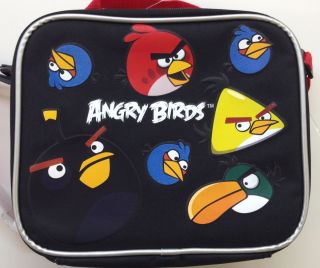 Angry Birds Red Space Rio Insulated Lunch Box Bag Container Sandwich 