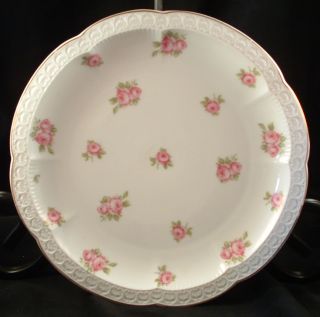 Rosenthal Bavaria Germany Porcelain Plate Carmen Rose Pattern