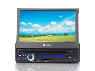   Motorized Thin 7 LCD Monitor Car Wheel Contorl TV Bluetooth DVD Player