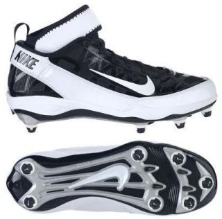   Zoom Superbad 3D Mens Football Cleats Black White Sizes 10 11