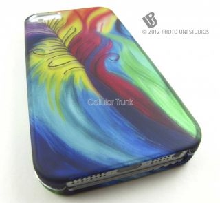 BIZARRE PEACOCK TAIL Hard Snap On Case Cover For Apple iPhone 5 Phone 