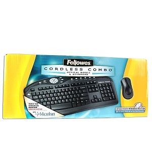   98917 Wireless Keyboard & Optical Mouse Combo w/Microban Black *DD1