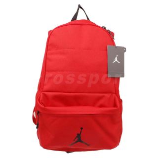 Nike Jordan Basketball Backpack Red Black Canvas Bags Male BA4453 640 
