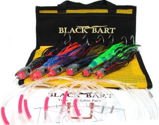 Black Bart Tuna Dolphin Rigged Pack 20 50 lb Tackle 2065