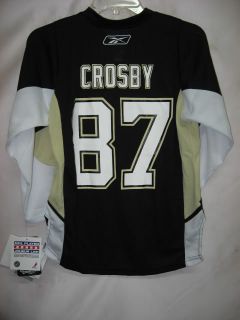 Pittsburgh Penguins Sidney Crosby Black NHL Youth Jersey L/XL $65