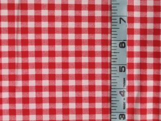 COUNTRY KITCHEN PRIMITIVE CURTAIN VALANCE RED WHITE CHECK NEW