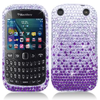 Purple Bling Diamond Hard Case Cover BlackBerry Curve 9220 9310 9320 