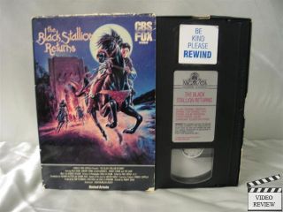 The Black Stallion Returns VHS Kelly Reno Teri Garr