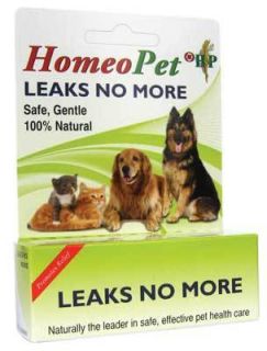 HomeoPet LEAKS NO MORE Dog & Cat Stop Pet Urinary Incontinence 