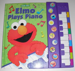 Elmo Plays The Piano Childrens Board Book