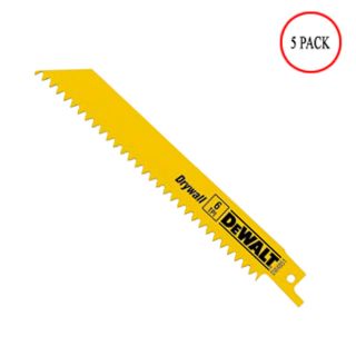 Dewalt DW4851 Bi Metal Drywall Reciprocating Saw Blades