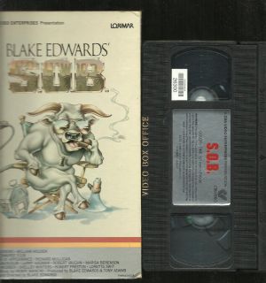VHS 1996 Blake Edwards CBS Fox Large Flip Top Box Lorimar MGM 