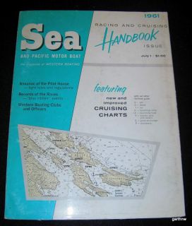 Sea Pacific Motor Boat 1961 Racing Cruising Handbook