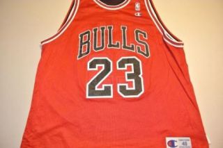 Vintage Michael Jordan Reversible Chicago Bulls Jersey Size 48 Worn In 