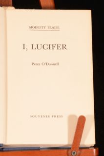 1967 Modesty Blaise I, Lucifer First Edition Peter ODonnell