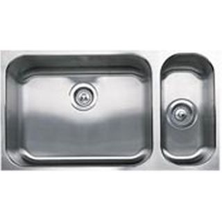 Blanco 440256 Kitchen Sink 2 Bowl Undermount Stainless Steel