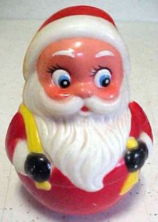  Vintage Kiddie Product Roly Poly Chime Santa
