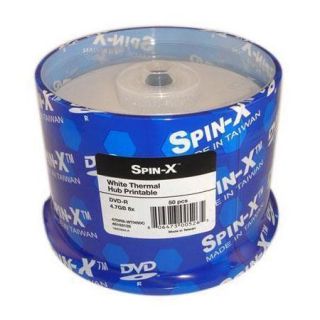   Prodisc) 8x DVD R White Thermal Hub Printable blank DVD media Disk