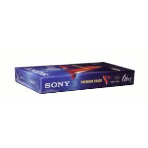  1 New Sony T 120 6 Hours EP Blank Tape VHS