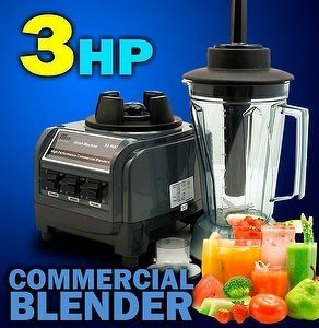 New Mtn Pro Commercial Fruit Smoothie Blender Juice Mixer Juicer 3HP 