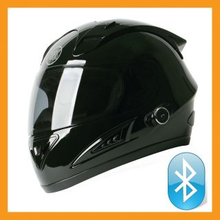 Torc Prodity T10B Full Face Bluetooth Blinc Motorcycle Helmet Glossy 