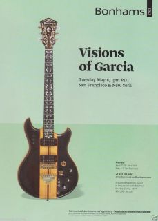 Ibanez Jerry Garcia Designed by Bob Weir Guitar Print Ad