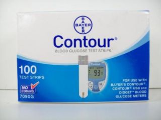   Contour Test Strips Expire 2/2014 Blood Glucose 7090G 301937090219