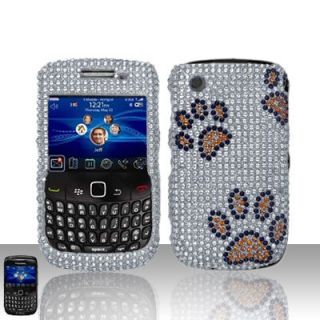Blackberry Curve 8520 / 8530 / 9300 /9330 Iced Bling Hard Case Cover