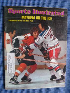 Sports Illustrated Bobby Clarke Philadelphia Flyers New York Rangers 