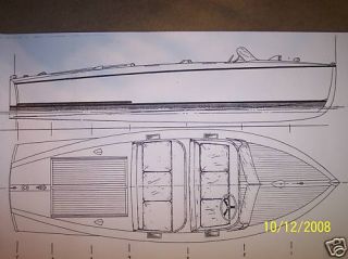 Chris Craft Style Barrelback Boat Model Boat Plans