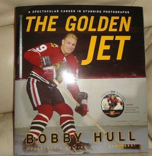  Bobby Hull Signed The Golden Jet Book w COA