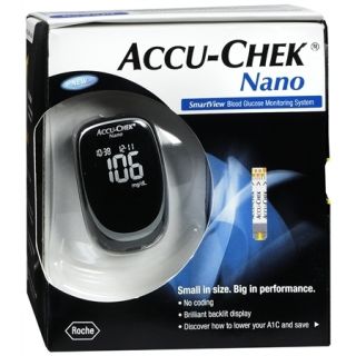 NEW ACCU CHEK Nano SmartView Blood GLUCOSE METER Monitoring System NIB 