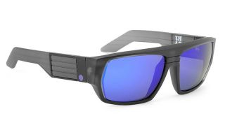 Spy Optic Blok Sunglasses Black Ice Grey Purple Spectra New 