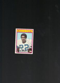 1972 Topps 105 Bob Hayes Cowboys Signed Autographed