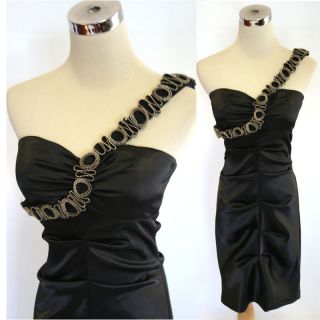 Blondie Nites $110 Black Prom Party Day Dress 9