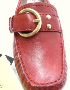 Blondo Canada B2174 18 Campari Red Leather Flats Size 5 5M