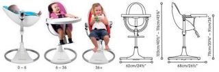 Bloom Baby Silver Loft Convertible 3 in 1 High Chair