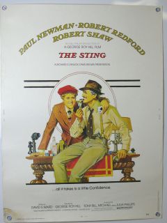   Original Movie Poster 30x40 Rolled Paul Newman Robert Redford