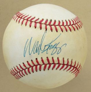 Wade Boggs Red Sox HOF Hand Signed Official A L Bobby Brown Baseball 