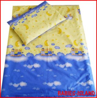 Pillowcase Duvet Cover for Children Baby or Toddler Cot Cotbed