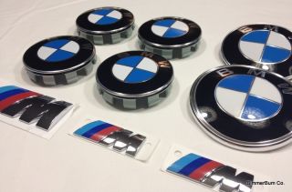 BMW Z3 M Roadster Roundel Emblem Kit GENUINE Factory Parts MZ3 S54 S52 